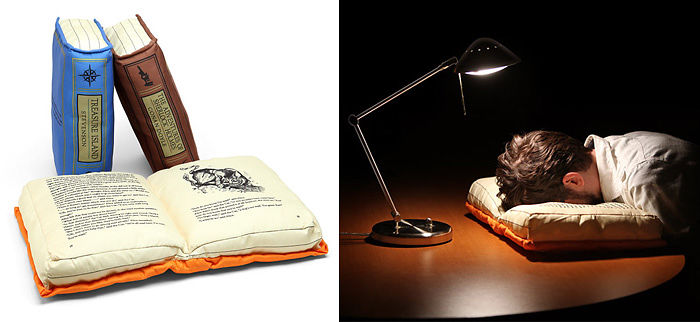 Pillows Shaped Like Books