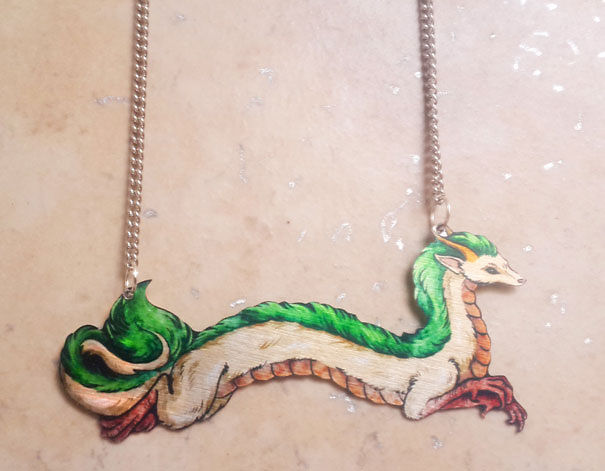 Spirited Away Haku River Spirit Necklace