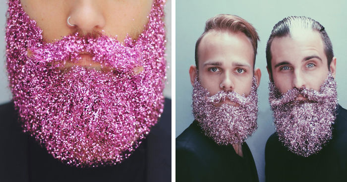 Men Are Covering Their Beards In Glitter Just In Time For The Holidays (51 Pics)