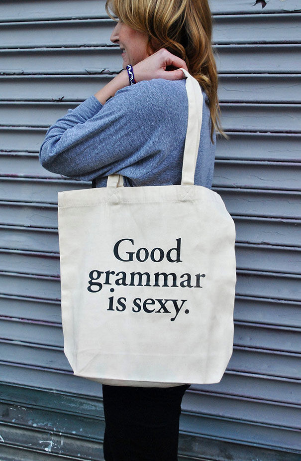 Good Grammar Is Sexy Tote Bag