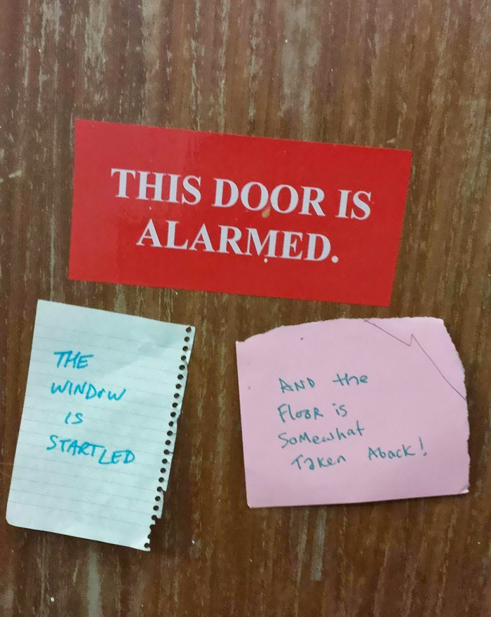 This Door Is Alarmed