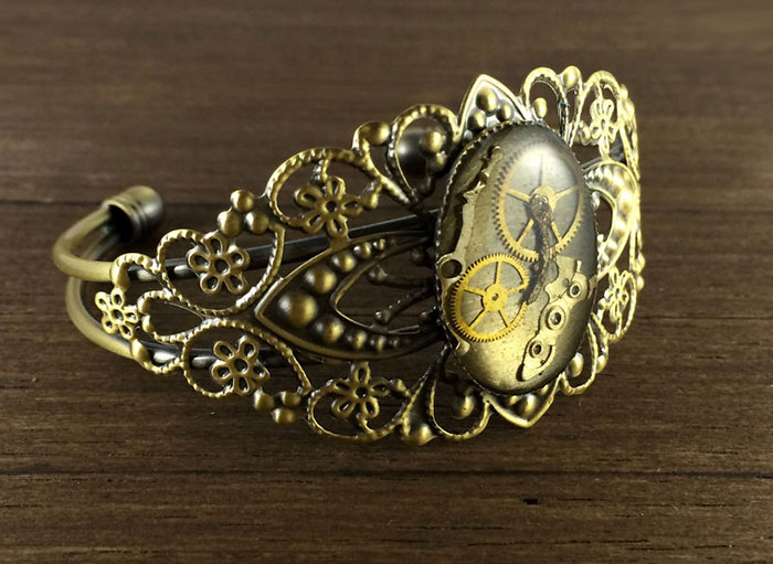 I Turn Old Watch Parts Into Steampunk Jewelry