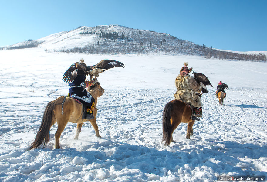 Hunting With Golden Eagles In Mongolia