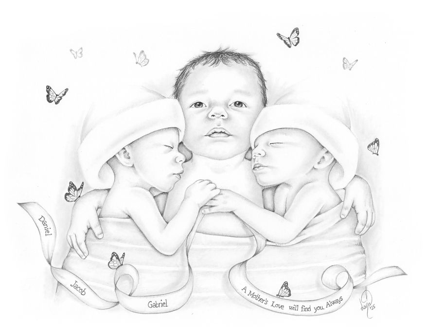I Draw Baby Portraits For Families Who Suffered Early Losses I Draw Baby Portraits For Families Who Suffered Early Losses