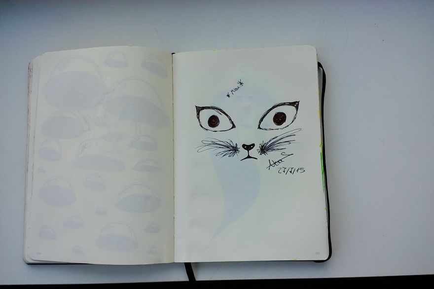 I Draw Various Random Things In My Sketchbook (page 120-129)