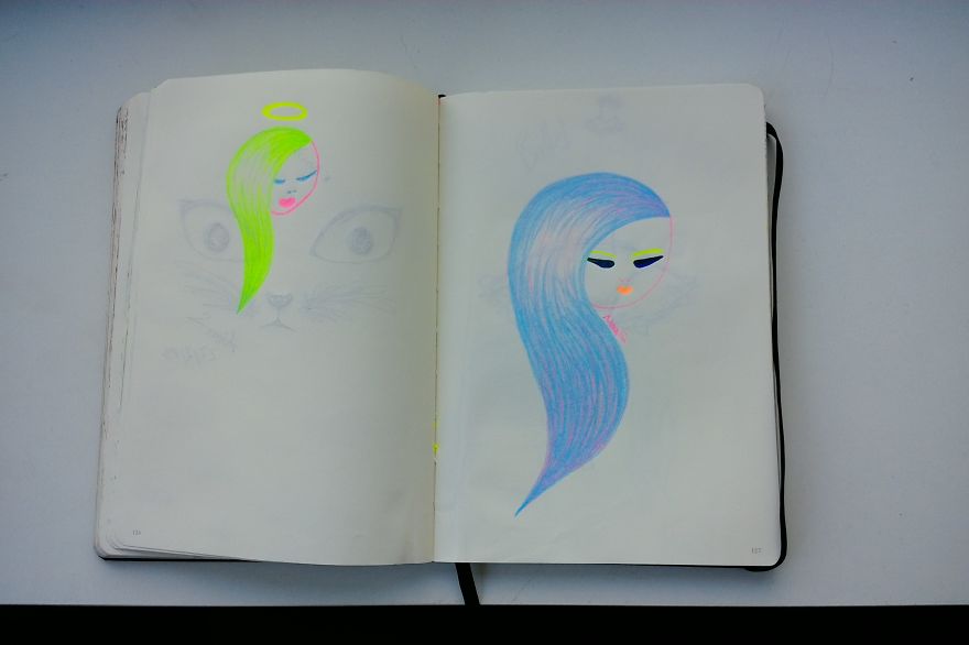 I Draw Various Random Things In My Sketchbook (page 120-129)