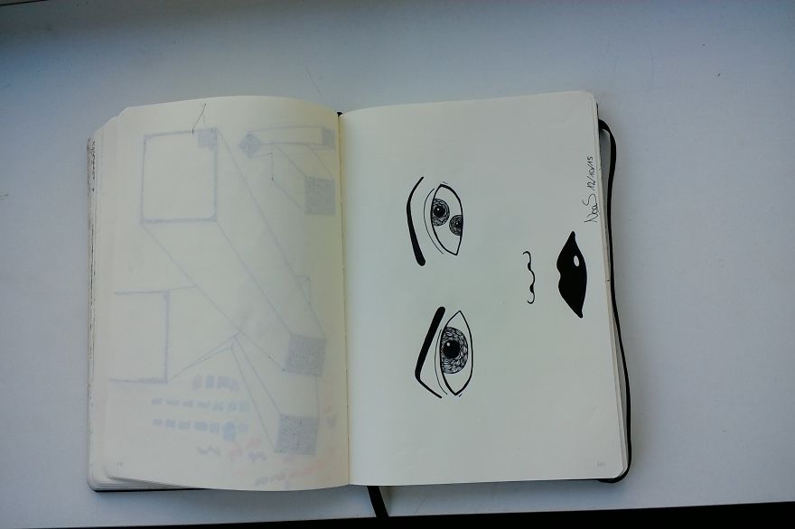 I Draw Various Random Things In My Sketchbook (page 150-159)