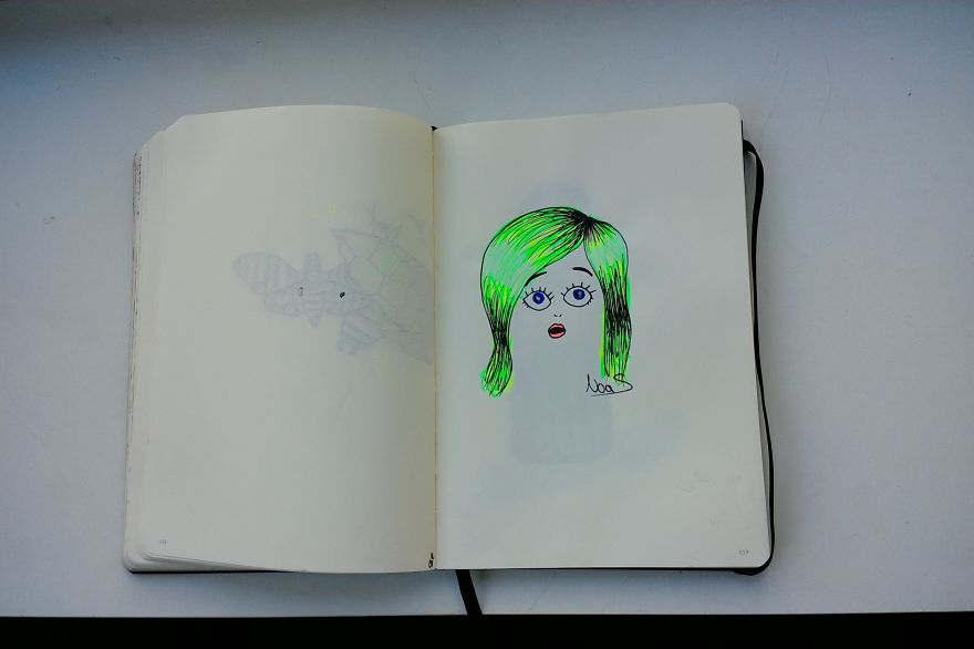 I Draw Various Random Things In My Sketchbook (page 150-159)