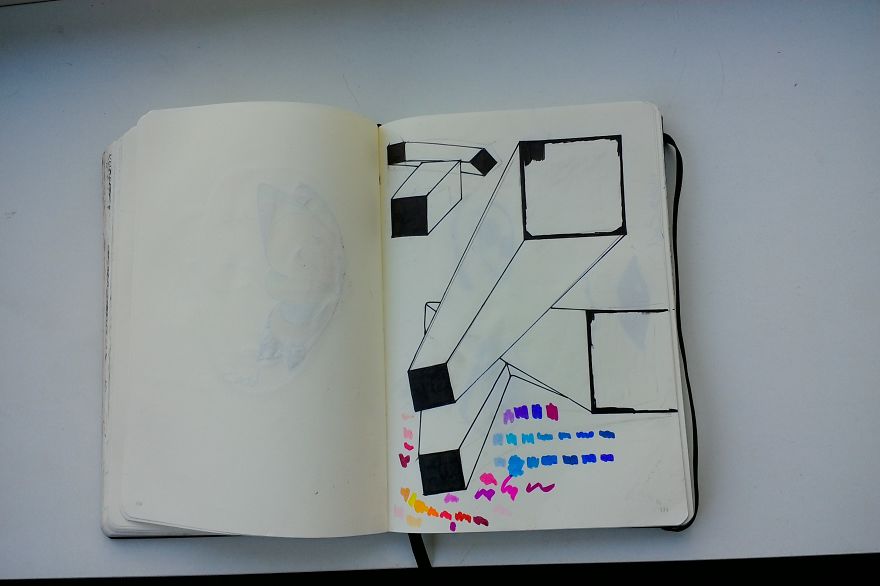 I Draw Various Random Things In My Sketchbook (page 150-159)