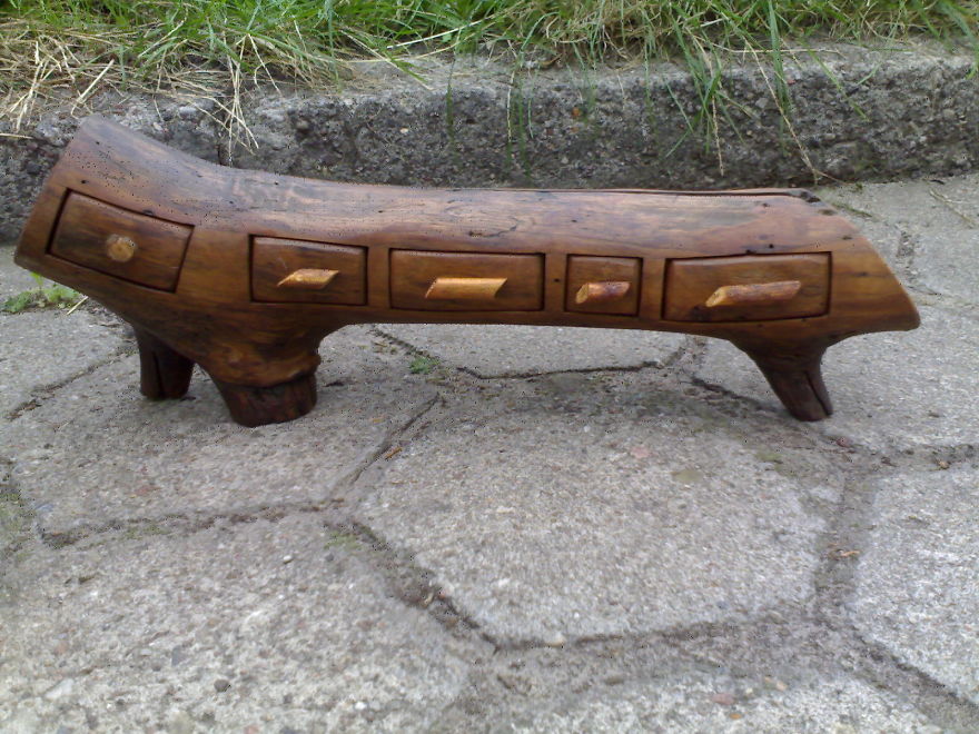 I Hand-Craft Wood Drawers That Look Like Trees To Escape Busy City Life I Hand-Craft Wood Drawers That Look Like Trees To Escape Busy City Life