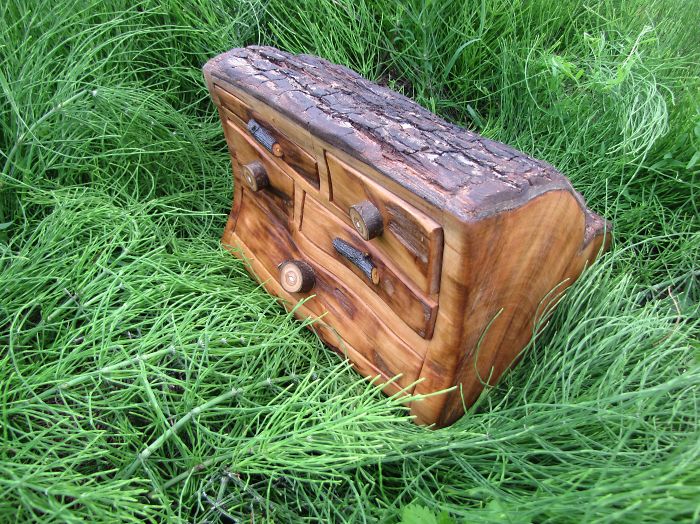 I Hand-Craft Wood Drawers That Look Like Trees To Escape Busy City Life