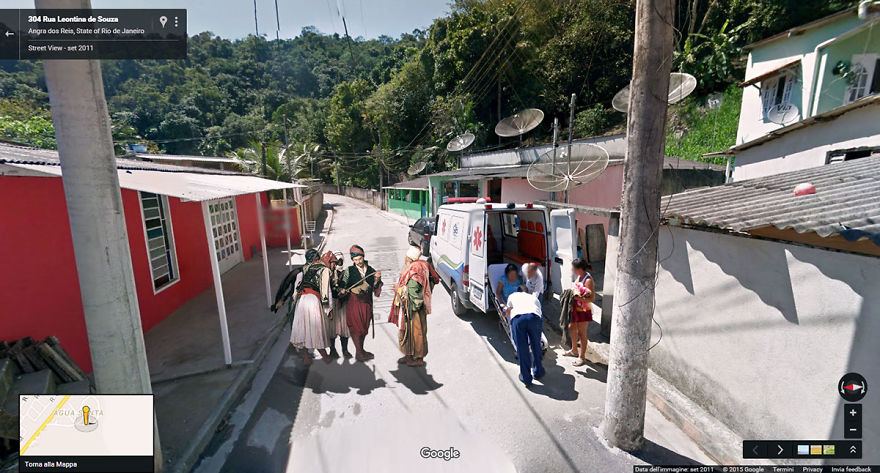 I Found Classic Paintings On The Streets With Google Street View