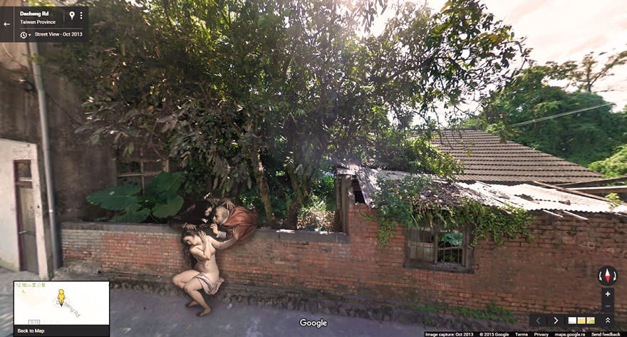 I Found Classic Paintings On The Streets With Google Street View