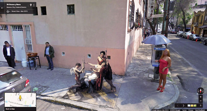 I Found Classic Paintings On The Streets With Google Street View I Found Classic Paintings On The Streets With Google Street View