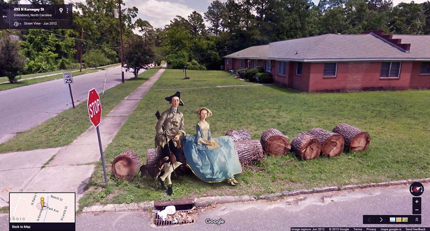 I Found Classic Paintings On The Streets With Google Street View
