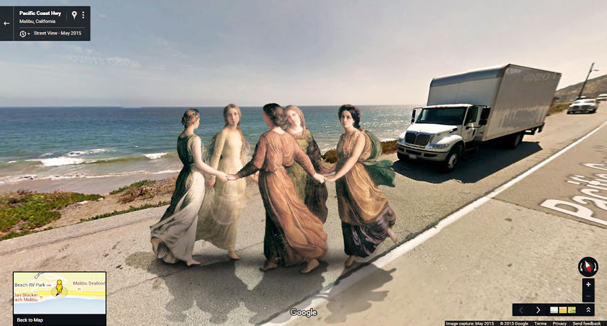 I Found Classic Paintings On The Streets With Google Street View I Found Classic Paintings On The Streets With Google Street View