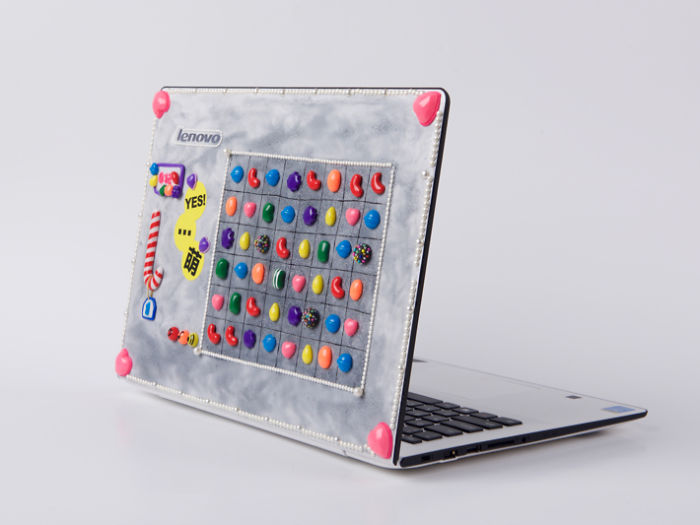 I Made A Candy-Crush-Themed Laptop Cover I Made A Candy-Crush-Themed Laptop Cover