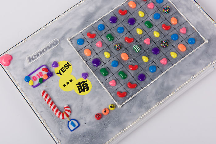 I Made A Candy-Crush-Themed Laptop Cover I Made A Candy-Crush-Themed Laptop Cover