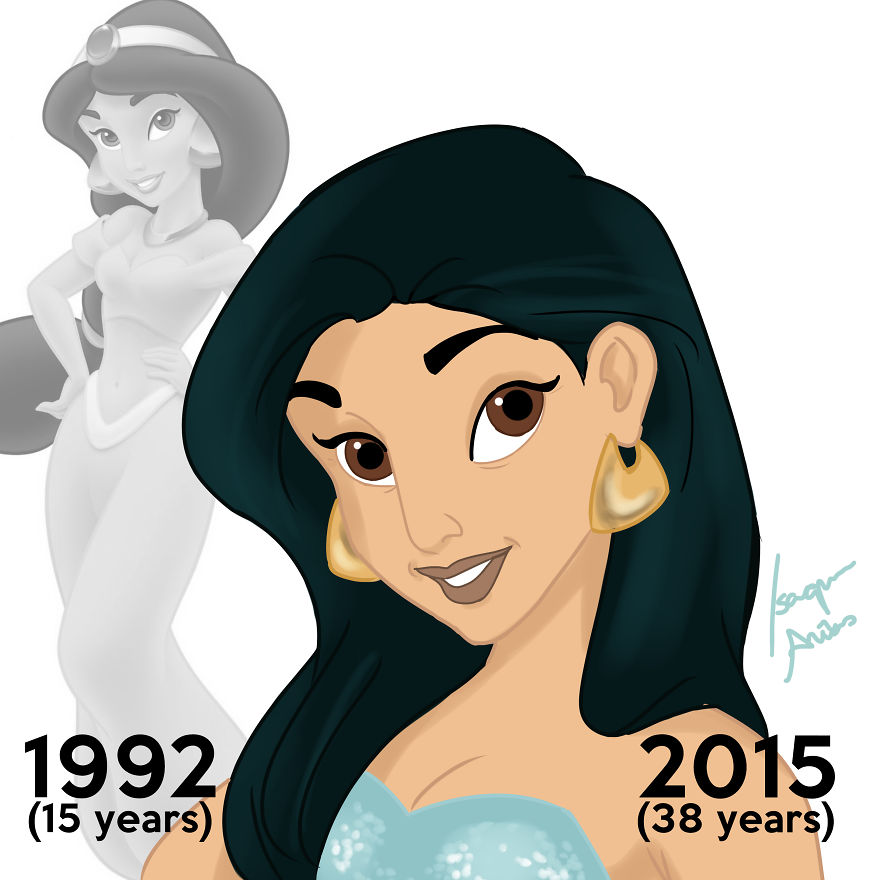 I Made Disney Princesses Look The Age They'd Be Today I Made Disney Princesses Look The Age They'd Be Today