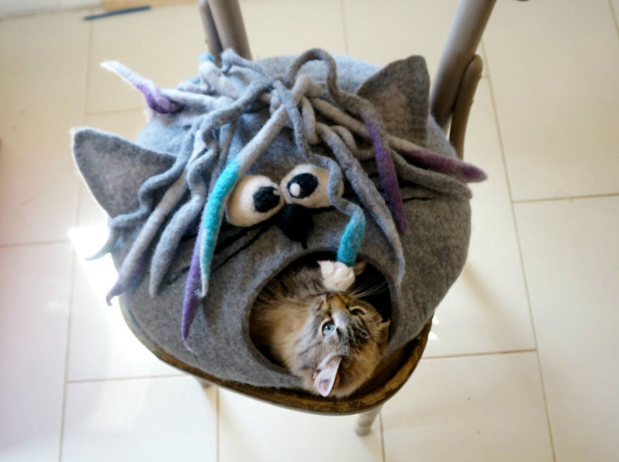 I Make Cat Beds Out Of Felt