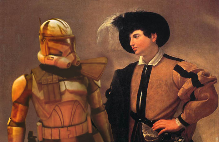 I Merge Star Wars Characters With Ancient Paintings And Vintage Photos