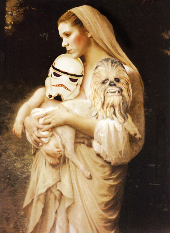 I Merge Star Wars Characters With Ancient Paintings And Vintage Photos