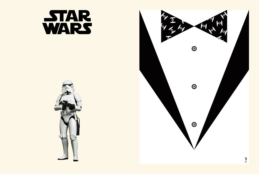 4 Minimalist Suit Designs Inspired By Star Wars