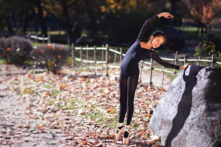 I Said 'Happy B-Day' To A Little Ballerina With Autumn Photoshoot I Said 'Happy B-Day' To A Little Ballerina With Autumn Photoshoot