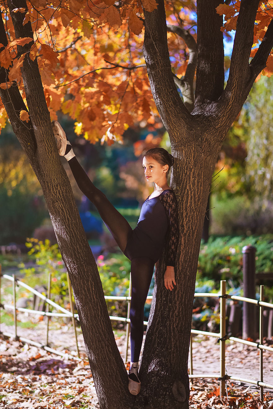 I Said 'Happy B-Day' To A Little Ballerina With Autumn Photoshoot I Said 'Happy B-Day' To A Little Ballerina With Autumn Photoshoot