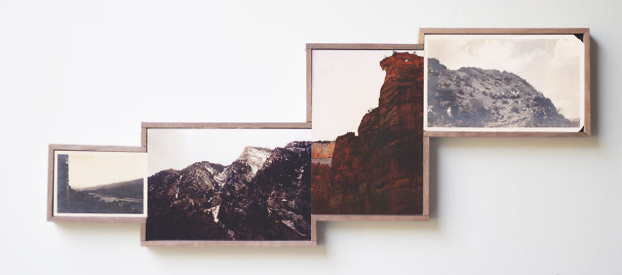 I Find Pictures Of Lost Memories In Flea Markets And Make Fictional Landscapes