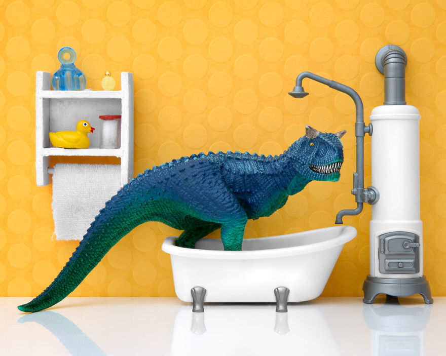 I Teach My Daughter Photography By Creating Domestic Dinosaur Scenes I Teach My Daughter Photography By Creating Domestic Dinosaur Scenes