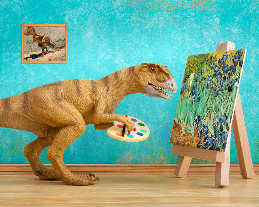 I Teach My Daughter Photography By Creating Domestic Dinosaur Scenes I Teach My Daughter Photography By Creating Domestic Dinosaur Scenes