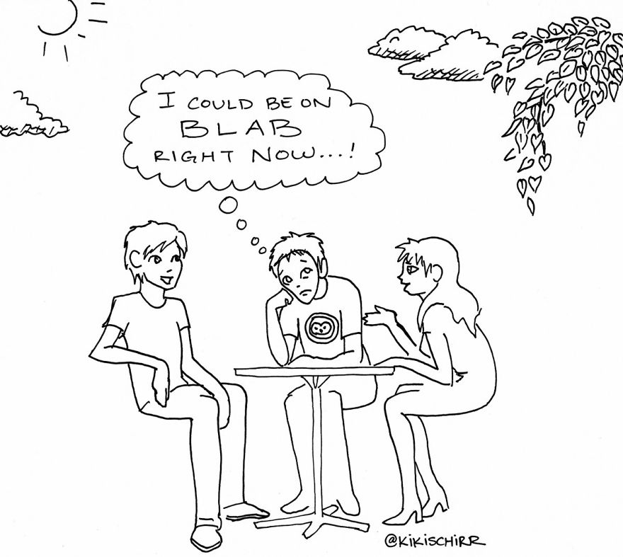 You Know You Have A Blab Problem When...