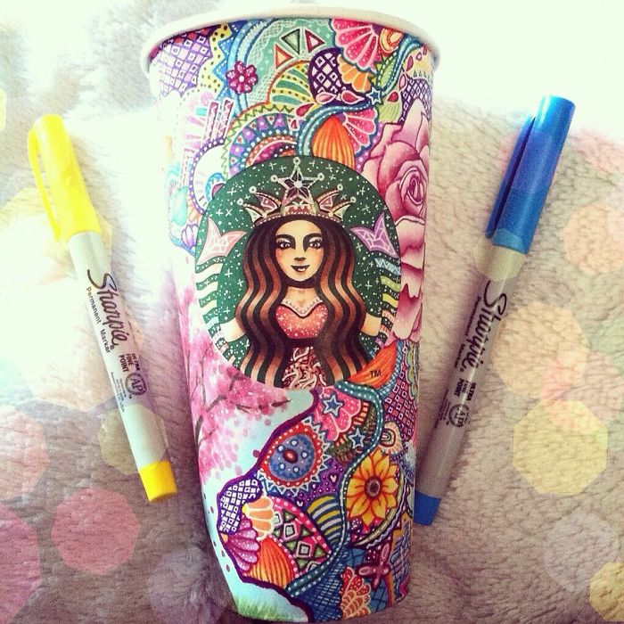 I Turn Starbucks Cups Into Art