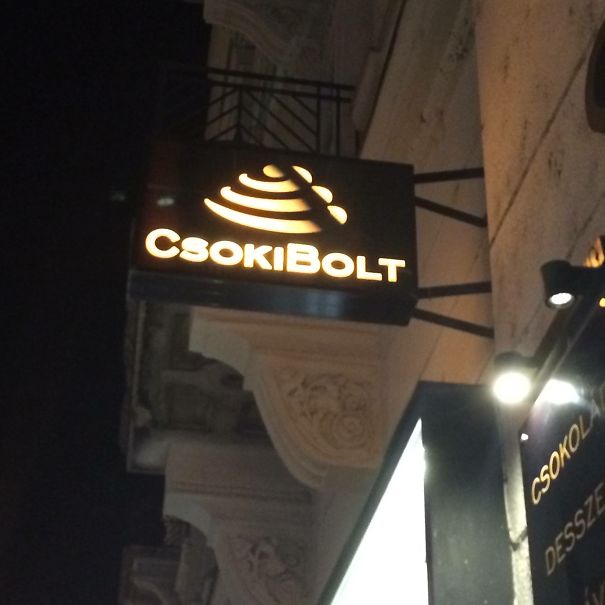 This Chocolate Shop Comes With An Upsetting Logo