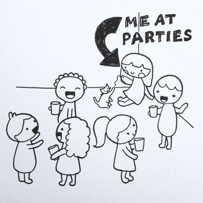 I Doodle Introvert Comics To Express How I Feel