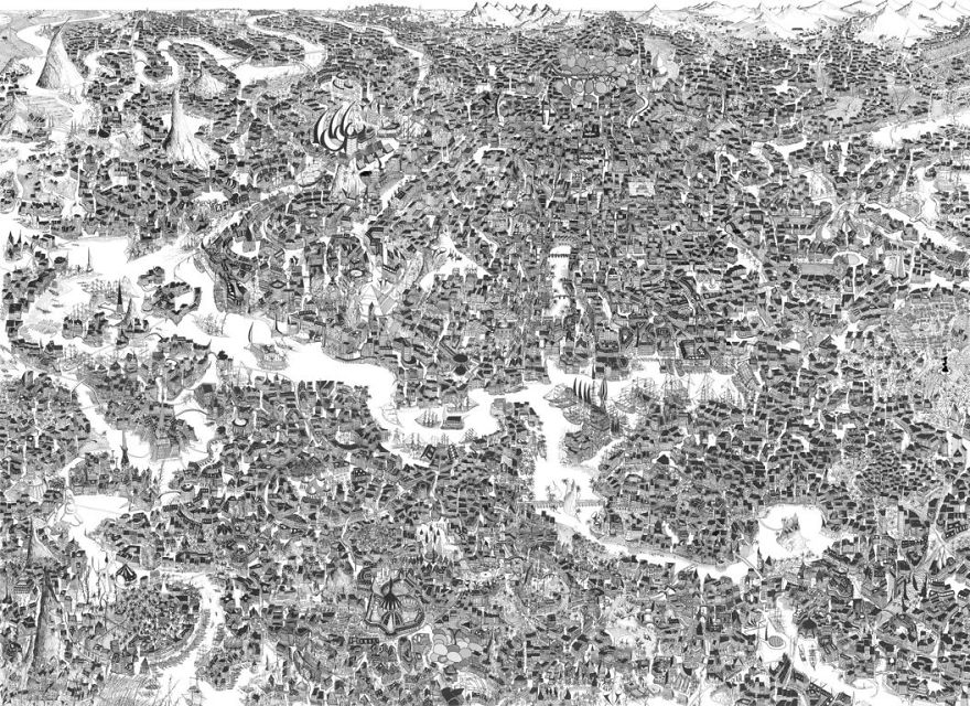 I've Been Developing This Maze City For 5 Years While Travelling Around The World