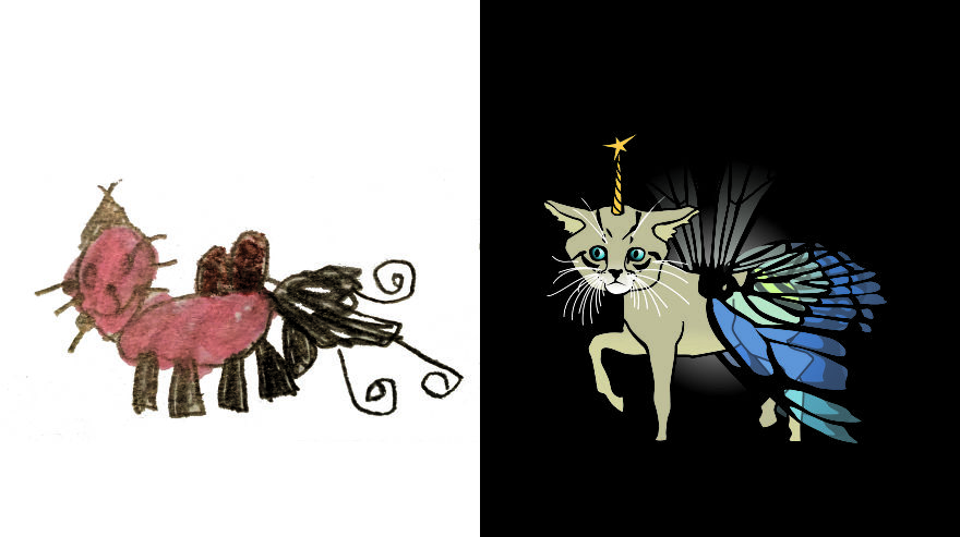 Unicorn Bumble Bee Kitten Butterfly Pony