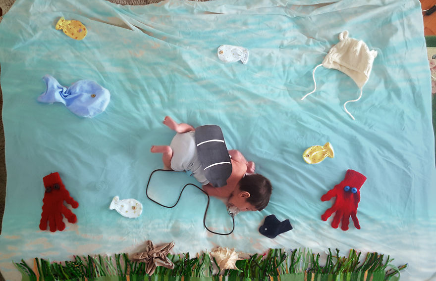 My Friend Just Became A Mom And Now She&rsquo;s Creating Fun Photos Of Her Boy (Part 2)