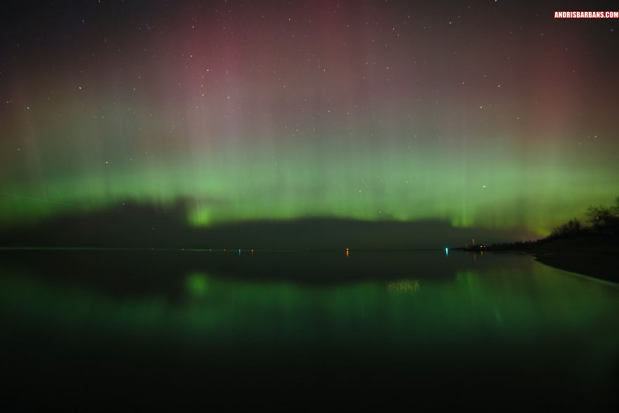 My Little Dream Came True And I Captured Aurora Borealis In Riga, Latvia My Little Dream Came True And I Captured Aurora Borealis In Riga, Latvia