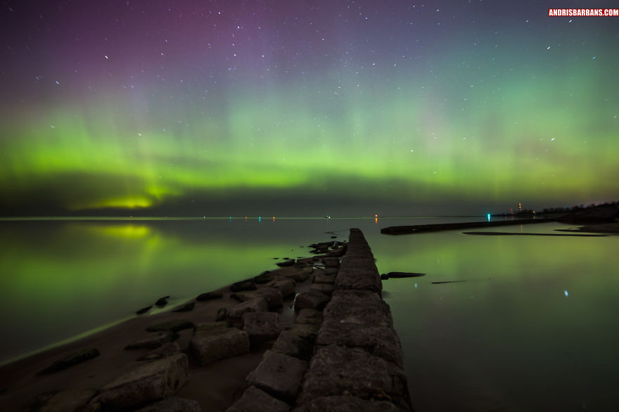 My Little Dream Came True And I Captured Aurora Borealis In Riga, Latvia