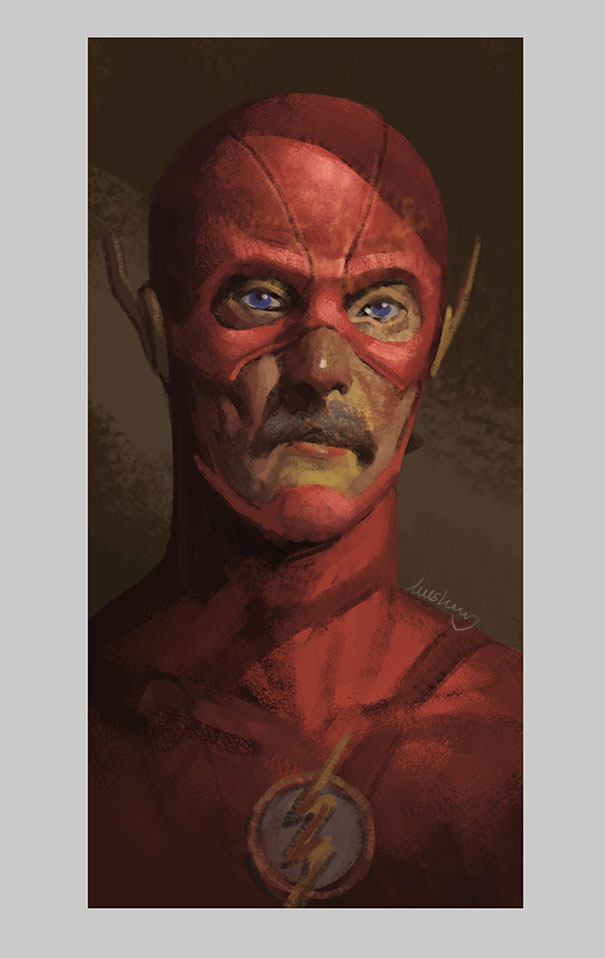 old-superhero-paintings-eddie-liu-2 old-superhero-paintings-eddie-liu-2