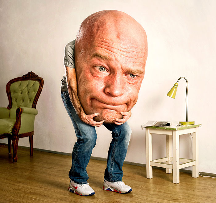 I Had Fun Making This Image About Heavy Thoughts