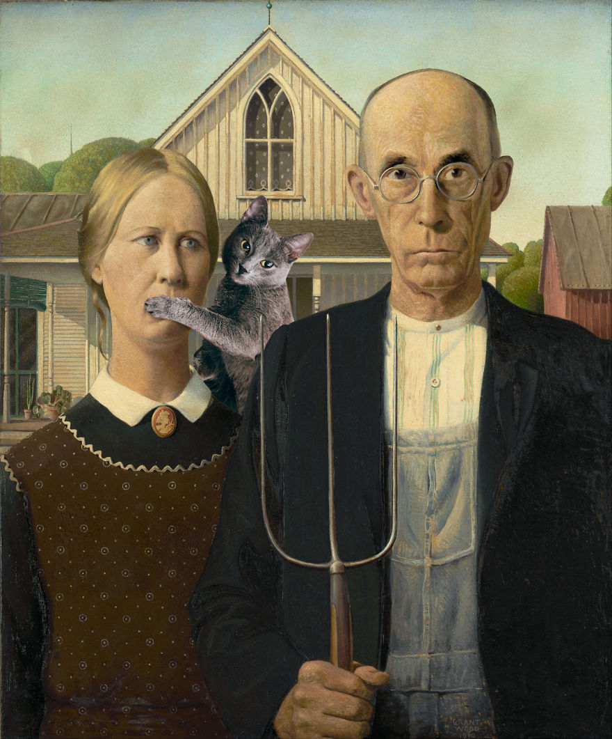 Photoshopping Your Cat Into Classic Artwork Will Never Get Old