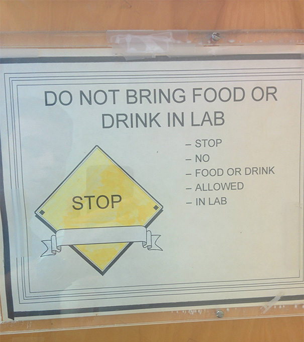 Painfully Crappy. On A Door At My Local College