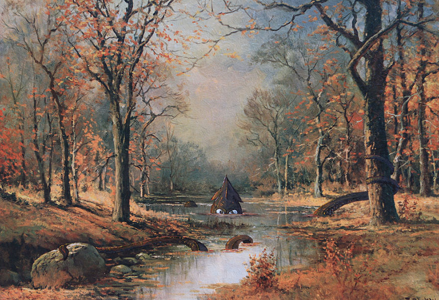 pop-culture-characters-thrift-store-paintings-dave-pollot-24