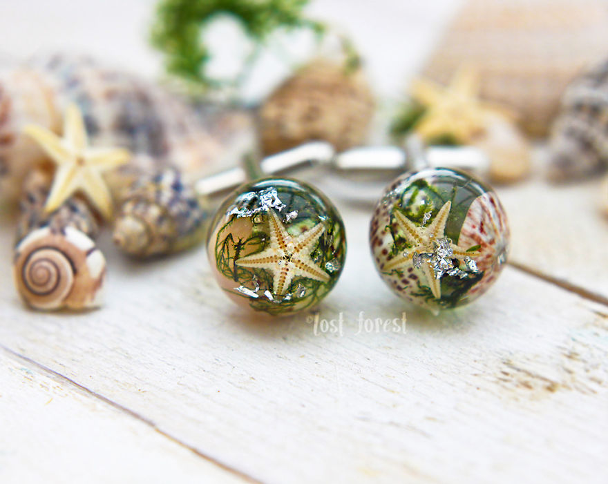 I Preserve The Beauty Of Nature In Eco-Resin Jewelry I Preserve The Beauty Of Nature In Eco-Resin Jewelry
