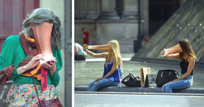 Soul-Sucking Photos Show How Phone Addiction Is Stealing Our Souls