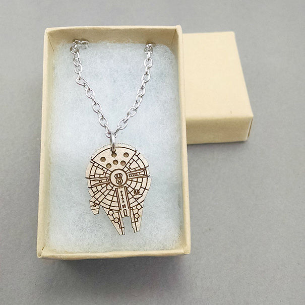Millennium Falcon Necklace