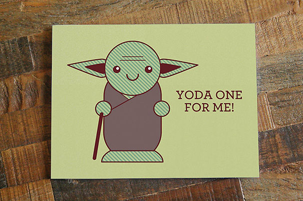 Yoda One For Me Card